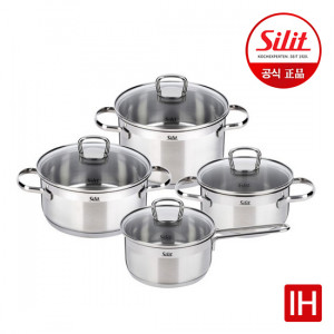 11. [Silit] 실리트 실리썸 롬바르디아 냄비 4종 세트 (편수16cm+낮은양수16,20cm+높은양수20cm)