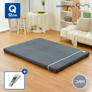 55. [SENSE MOM] 센스맘 시그니처 더나인 토퍼 매트리스 12cm 퀸_그레이