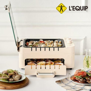 101. [L'Equip] 리큅 BBQ 멀티그릴_LGR-MC1001IV_아이보리