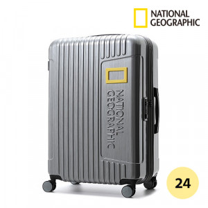58. [NATIONAL GEOGRAPHIC] 내셔널지오그래픽 화물용 24인치 캐리어_NG N6501F_실버