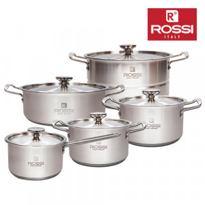 22. [ROSSI] 로시 프리모 IH 스텐 냄비 5종 (18편수+20양수+22양수+26전골+26찜곰솥)