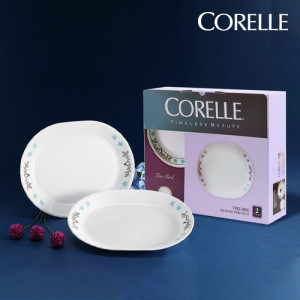 85. [CORELLE] 코렐 트리버드 타원접시 특대2p 세트