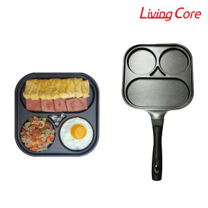 6. [Living Core] 리빙코아 에그 후라이팬 3구 