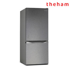 32. [theham] 더함 117L 2도어 냉장고 메탈 실버_R117D1-MS1BM (전문기사설치)