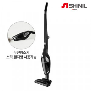 74. [SHINIL] 신일 2in1 무선 청소기(삼성배터리)_SVC-D215BWK