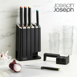 9. [Joseph Joseph] 조셉조셉 엘리베이트 슬림나이프 블록세트 5P (블록1p, 나이프5p, 샤프너1p)