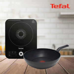 48. [Tefal] 테팔 스피디 1구 인덕션레인지&델리커시 티타늄 멀티팬 28cm