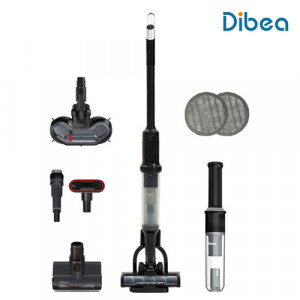 68. [Dibea] 디베아 차이슨 무선청소기 풀세트_M500클래스_블랙 (무선청소기+물걸레 키트+스탠딩 거치대)
