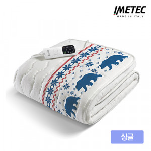 42. [IMETEC] 이메텍 프리미엄 향균순면 전기요 싱글 (80x150cm)_IMC-904_곰