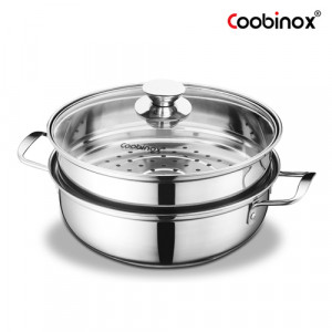 32. [Coobinox] 쿠비녹스 HAUS 스텐레스 24cm 찜전골냄비 (냄비/찜기) (인덕션호환가능)