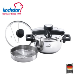 5. [kochstar] 콕스타 젬마 원터치 3in1 양수 압력솥 4.5L 세트_KSC-GMPC45 (인덕션호환가능)
