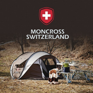 107. [MONCROSS SWITZERLAND] 스위스몽크로스 원터치 텐트 4~5인용_PMC-1003_색상랜덤