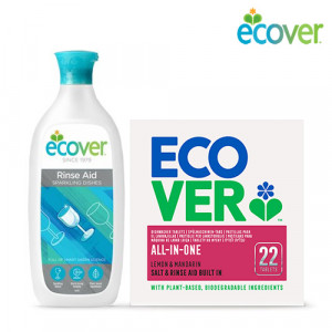 29. [ecover] 에코버 올인원 식기세척기 세제 타블렛440g(20g*22개입)+식기세척기용 린스 set