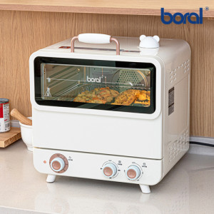 22. [boral] 보랄 더 셰프 20L 스팀 에어프라이어 오븐_HNZ-AF20L_아이보리