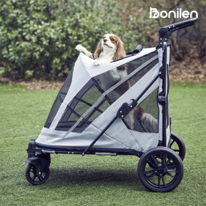 23. [Bonilen] 보니렌 펫11 반려동물 유모차 그레이
