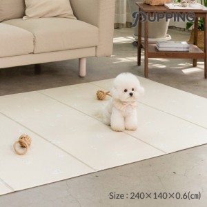 59. [PUPPING] 퍼핑 펫메트 폴딩타입 5단 (240x140x0.6cm)_비숑