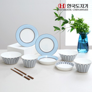 26.[HANKOOK CHINAWARE] 한국도자기 슈라인 홈세트 8p