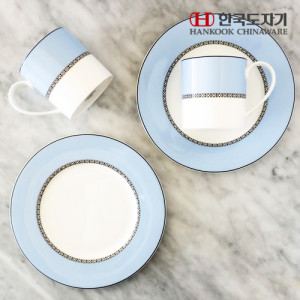 25.[HANKOOK CHINAWARE] 한국도자기 슈라인 스넥세트 4p 