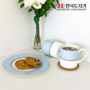 33.[HANKOOK CHINAWARE] 한국도자기 슈라인 스넥세트 3p 